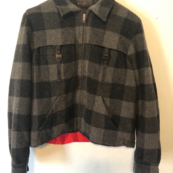 Ralph Lauren men’s gray plaid jacket like new - Picture 1 of 4